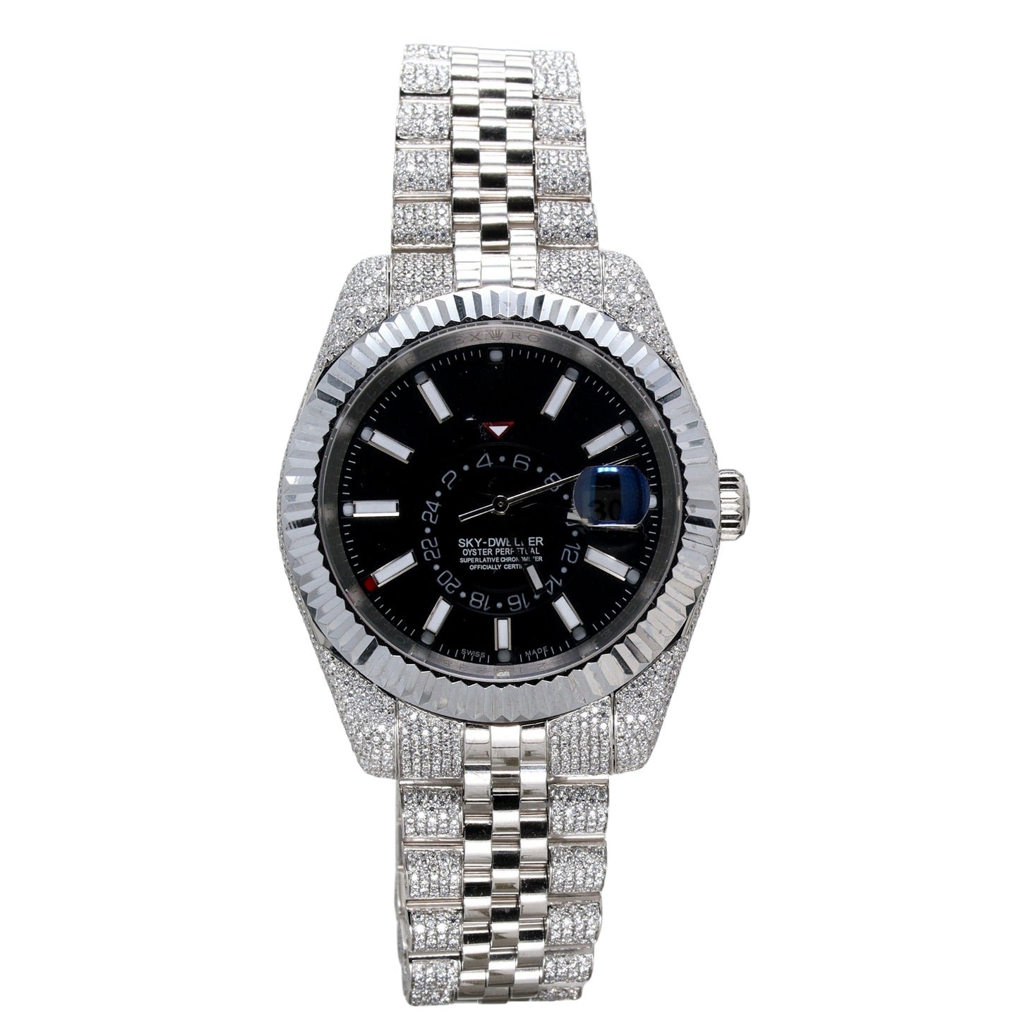 Premium Iced Out Buss Down Diamond Studded Watch - Ulight Jewels