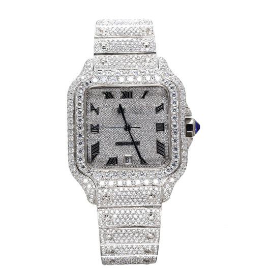 STUNNING 41MM BUST DOWN Diamond Watch - Ulight Jewels