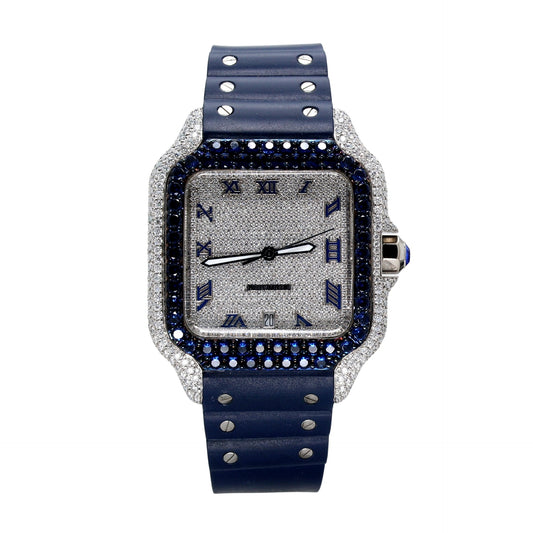 Royal Blue Stunning Diamond Watch - Ulight Jewels