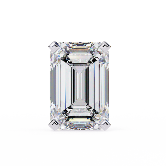 2.50 CT Emerald cut Diamond Stud Earring - Ulight Jewels