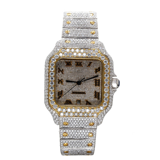 Premium Quality Brilliant cut Fully Diamond Studded Watche - Ulight Jewels