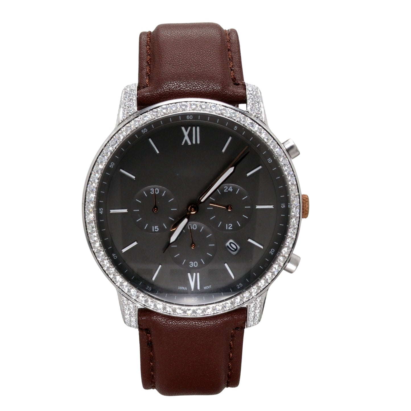 Minimalistic Casual Men's Diamond Watch - Ulight Jewels