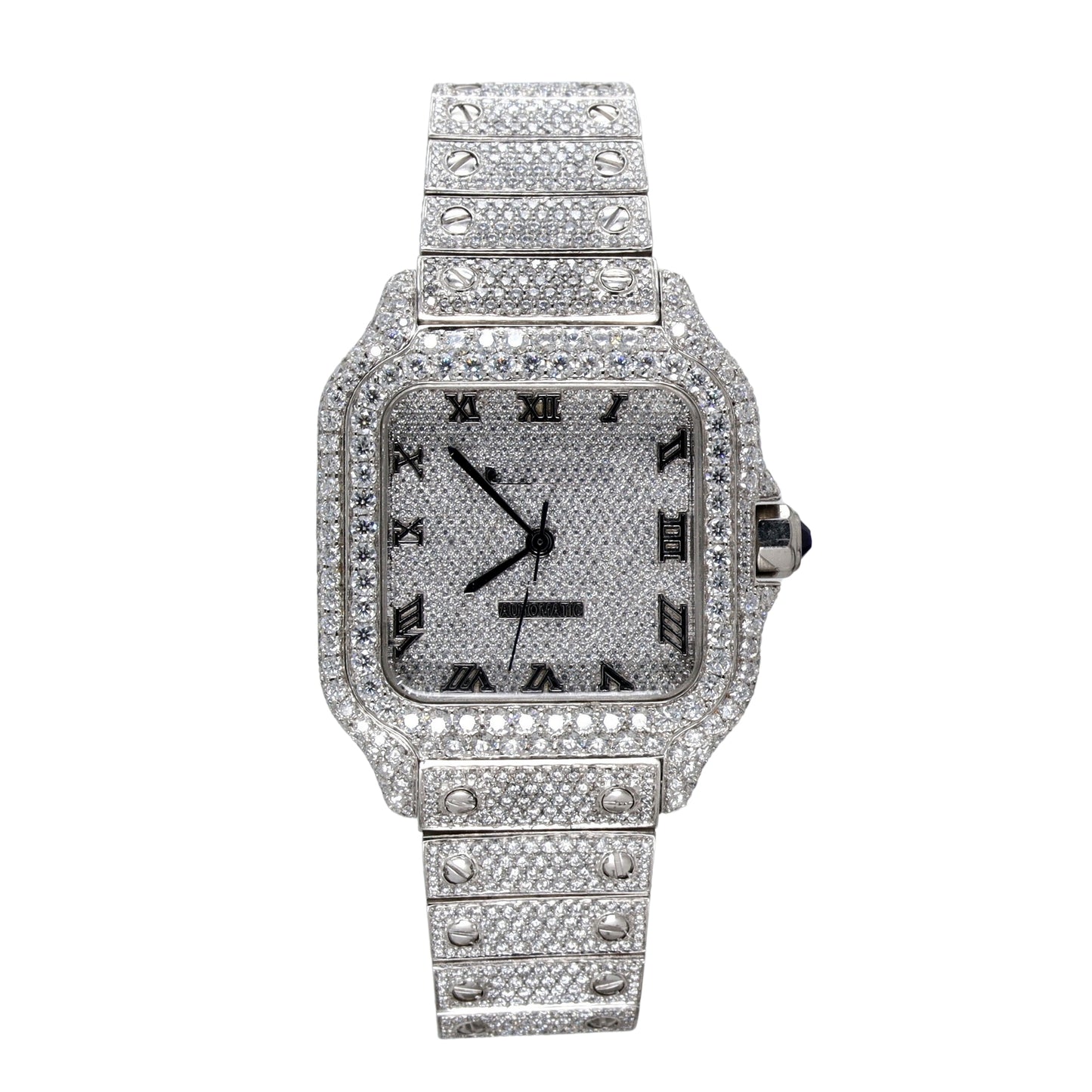 High Quality Hip Hop Automatic Movement Diamond Watch-Women - Ulight Jewels