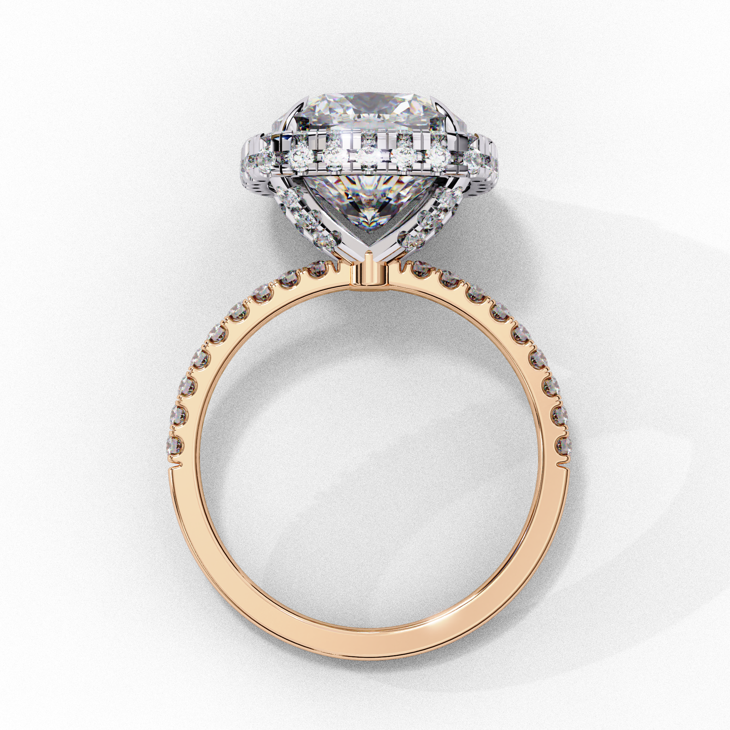 2.75 CT CUSHION Cut Diamond Engagement Ring