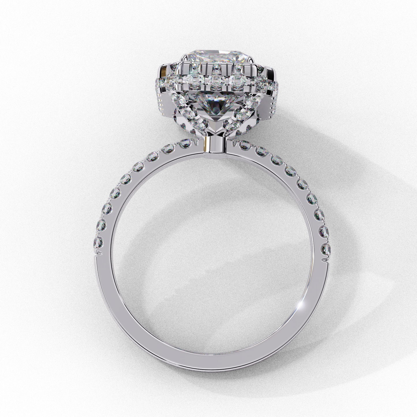 2.00 CT EMERALD Cut Diamond Engagement Ring