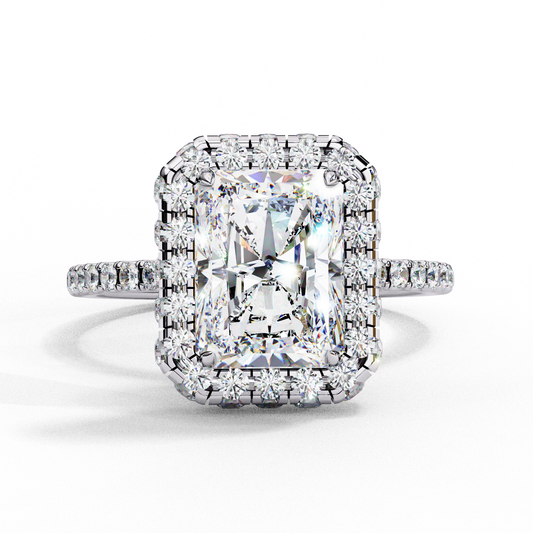 2.00 CT RADIANT  Cut Diamond Engagement Ring - Ulight Jewels