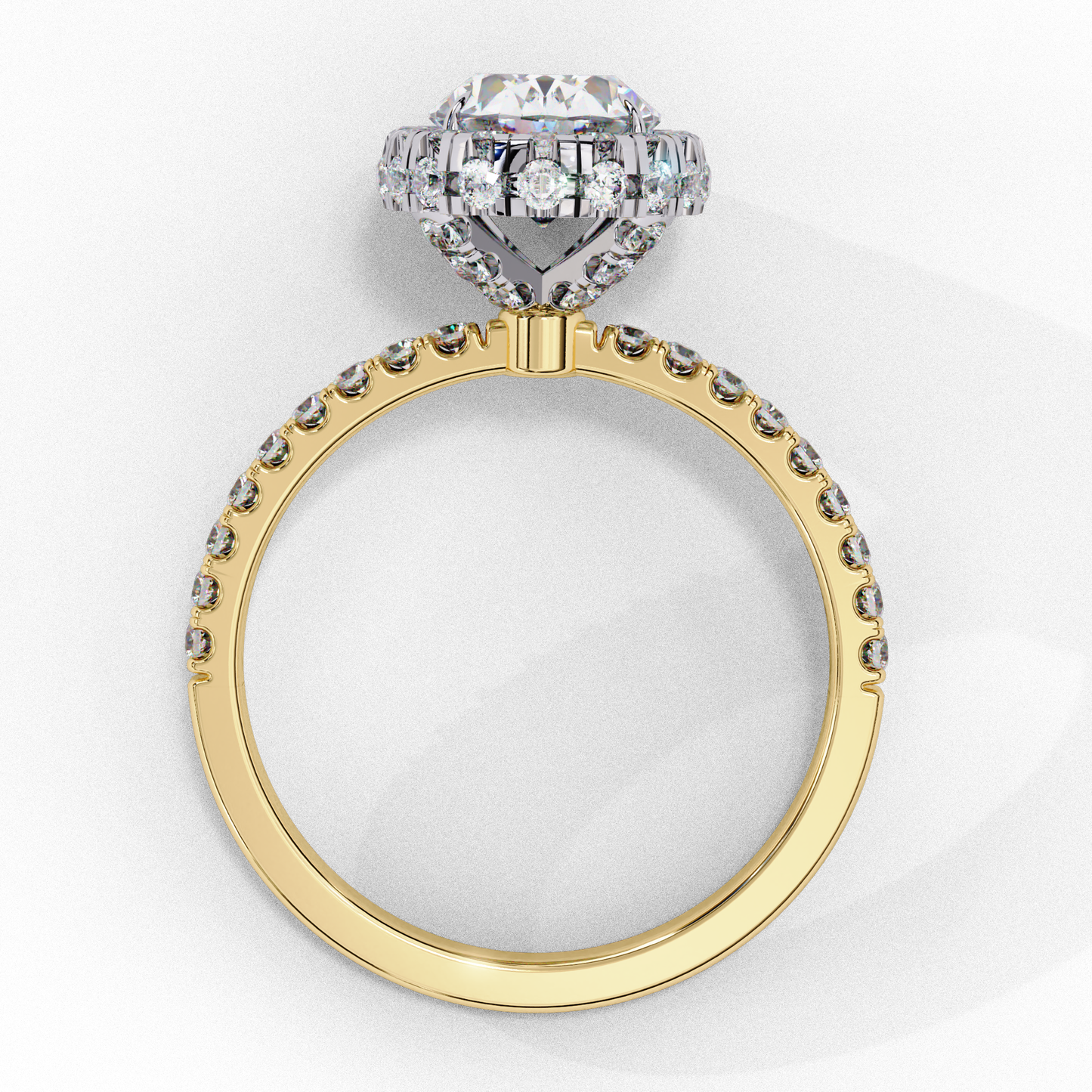 1.75CT  Oval Cut Diamond Engagement Ring