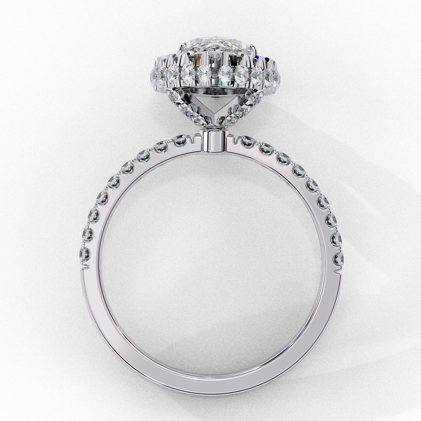 1.50 CT  Marquise Cut Diamond Engagement Ring