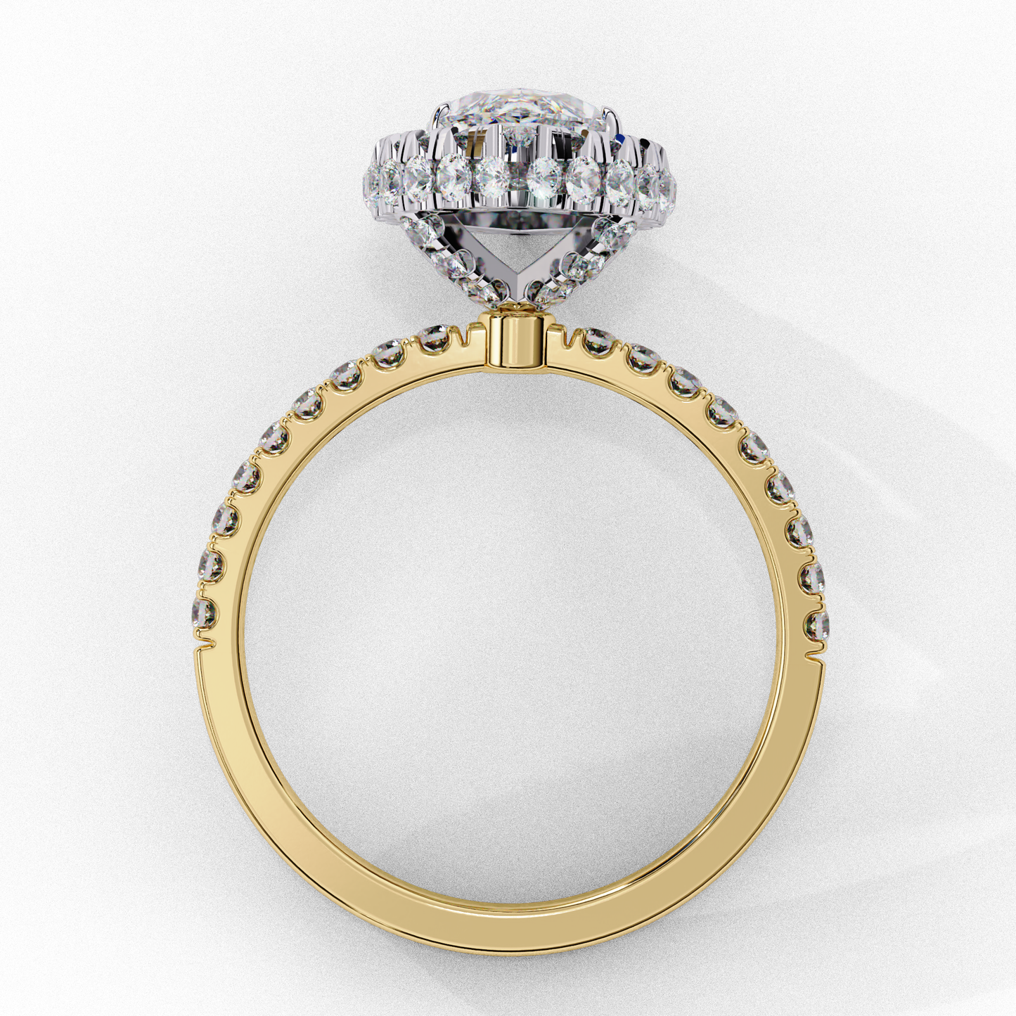 1.50 CT  Marquise Cut Diamond Engagement Ring