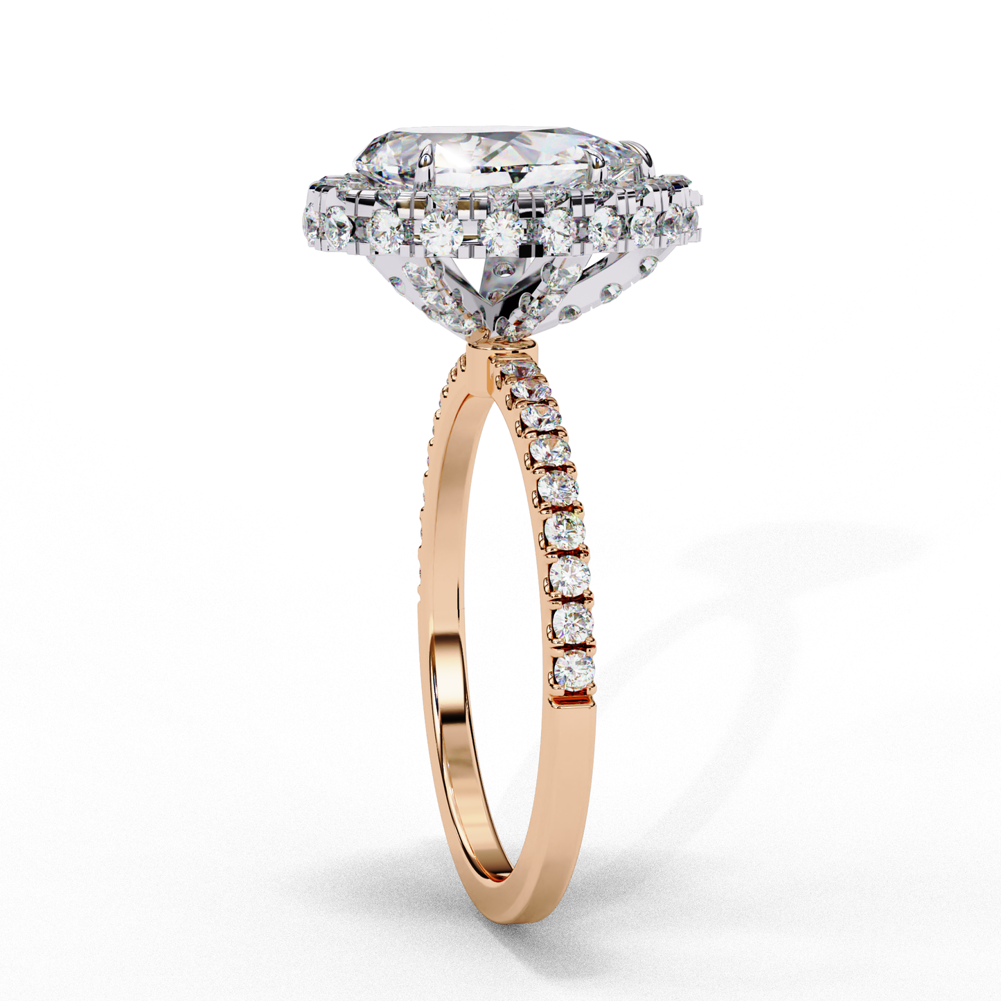 2.25  CT Pear Cut Diamond Engagement Ring