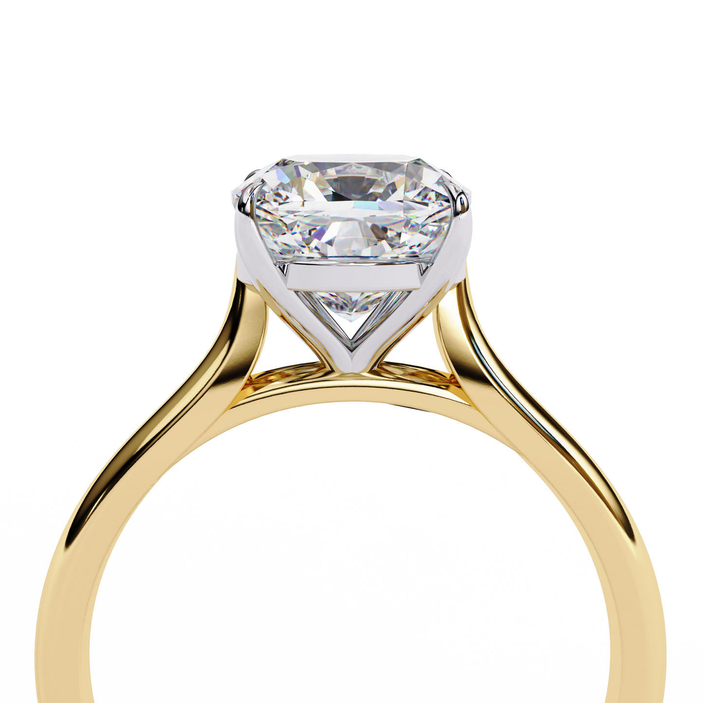 3.00 CT CUSHION Cut Diamond Engagement Ring