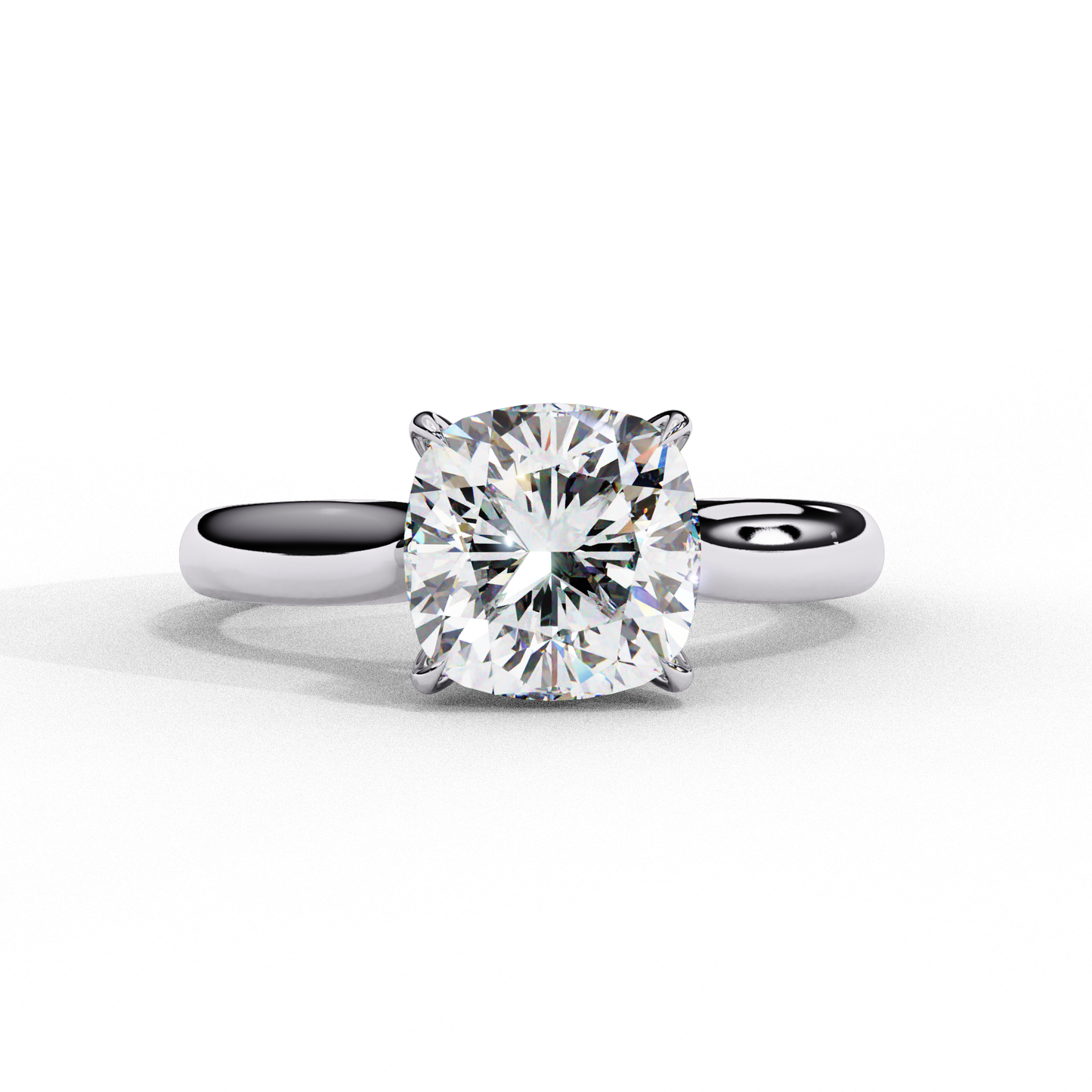 3.00 CT CUSHION Cut Diamond Engagement Ring - Ulight Jewels