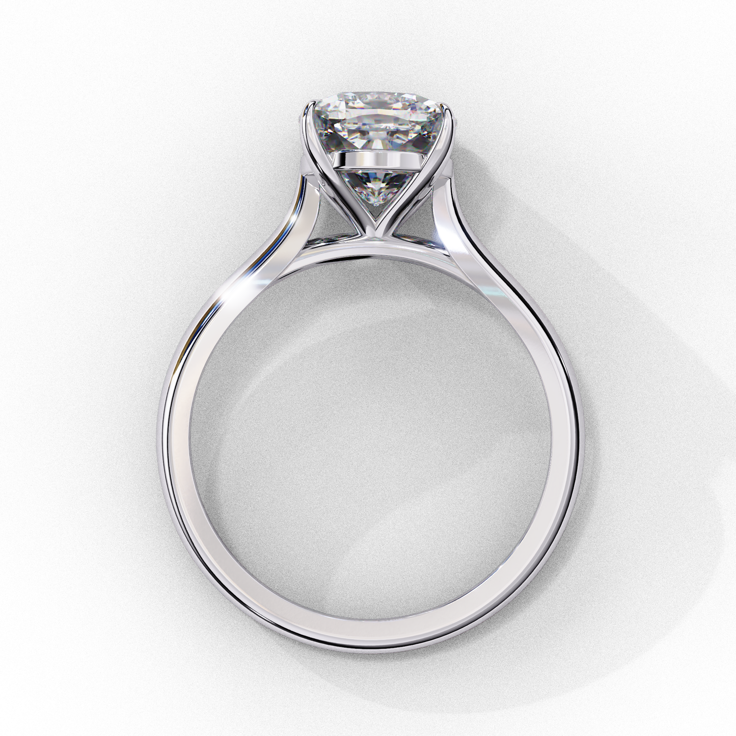 3.00 CT CUSHION Cut Diamond Engagement Ring