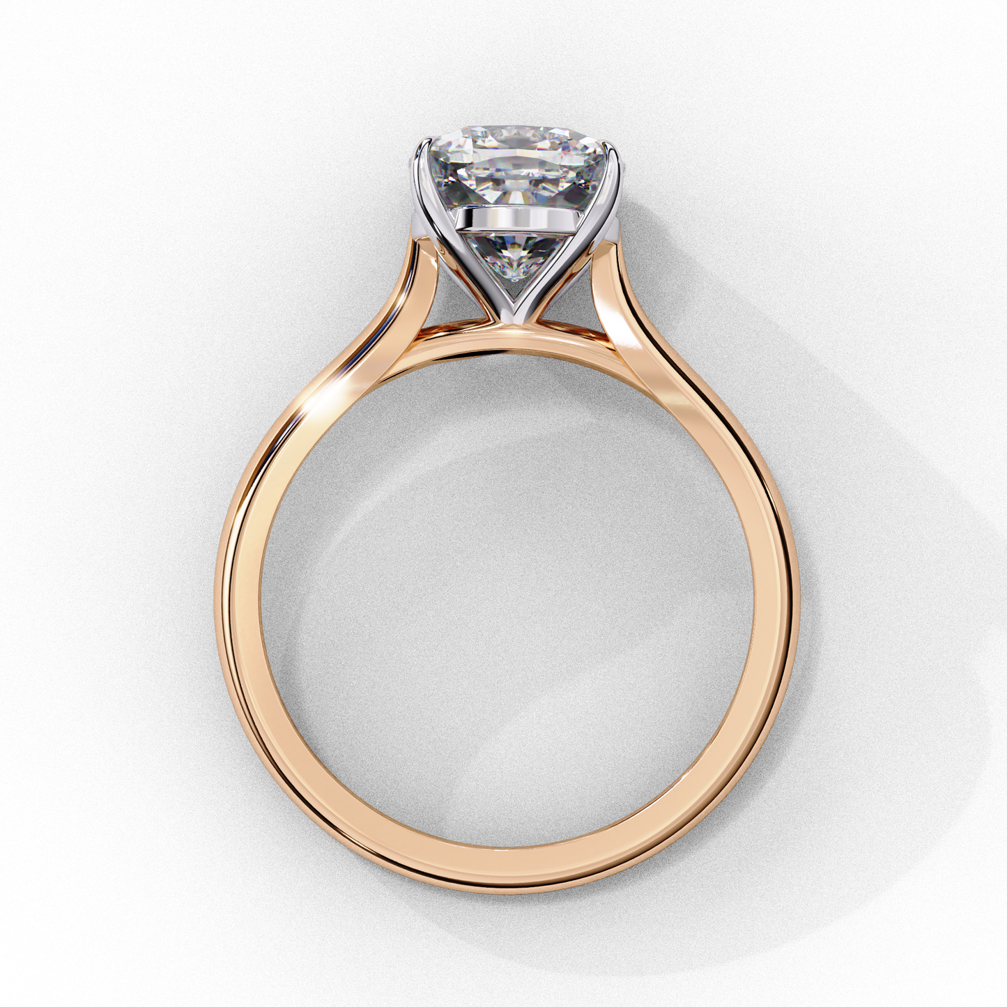 3.00 CT CUSHION Cut Diamond Engagement Ring