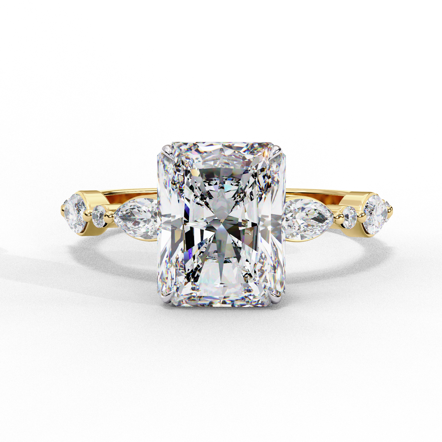 2.00 CT RADIANT Cut Diamond Engagement Ring