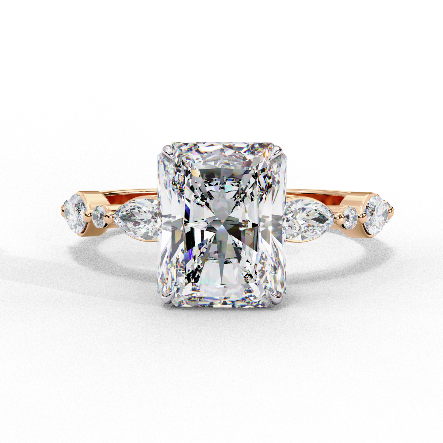 2.00 CT RADIANT Cut Diamond Engagement Ring