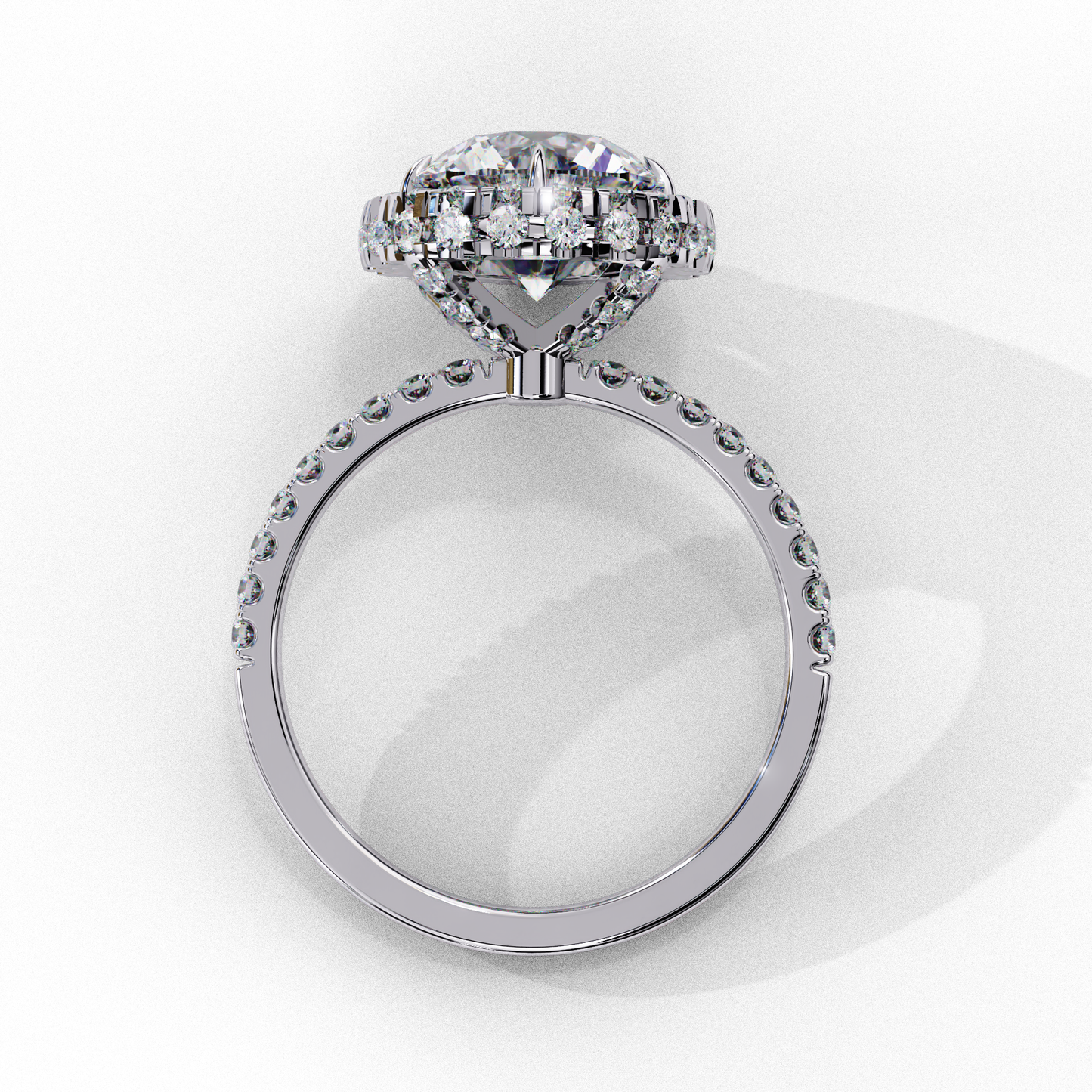 2.00 CT  Round  Cut Diamond Engagement Ring