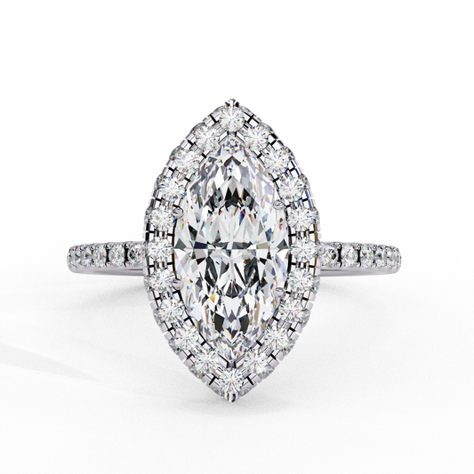 1.50 CT  Marquise Cut Diamond Engagement Ring - Ulight Jewels