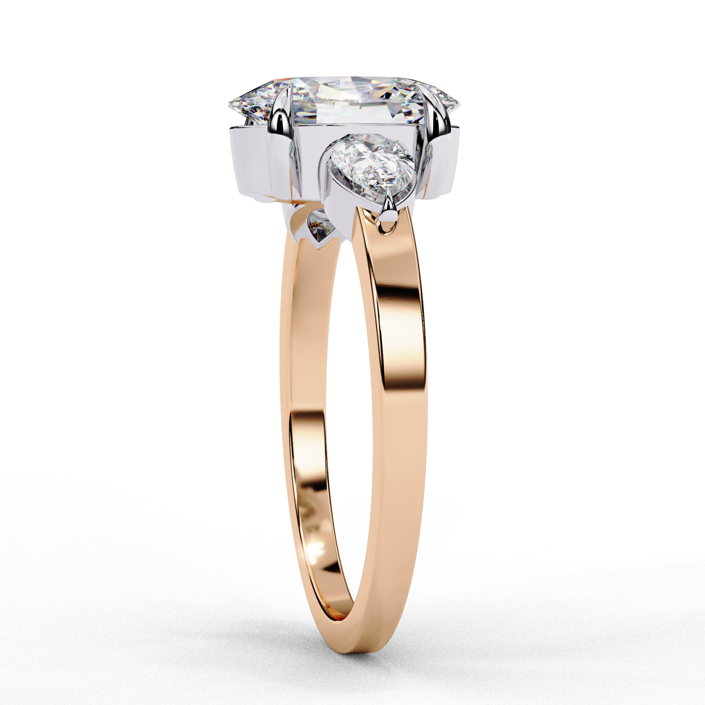 1.50 CT OVAL Cut Diamond Engagement Ring