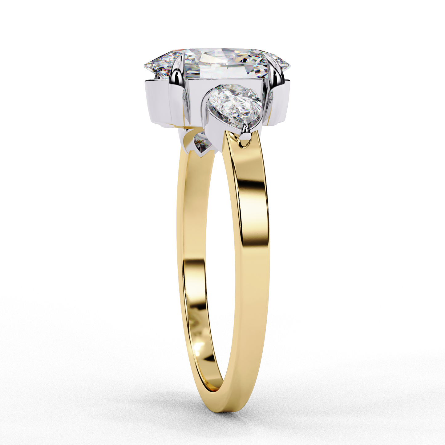 1.50 CT OVAL Cut Diamond Engagement Ring