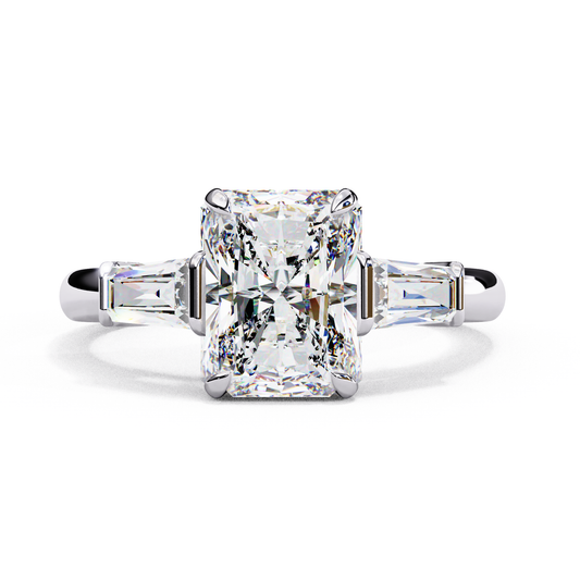 2.25  CT RADIANT Cut Diamond Engagement Ring - Ulight Jewels