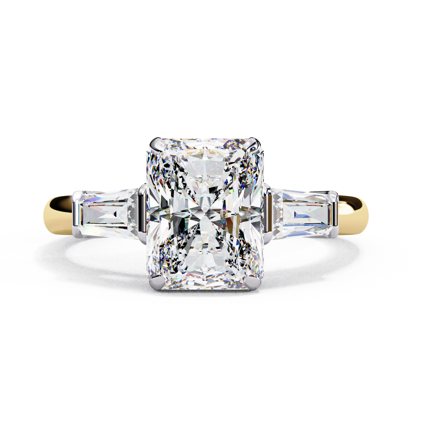 2.25  CT RADIANT Cut Diamond Engagement Ring