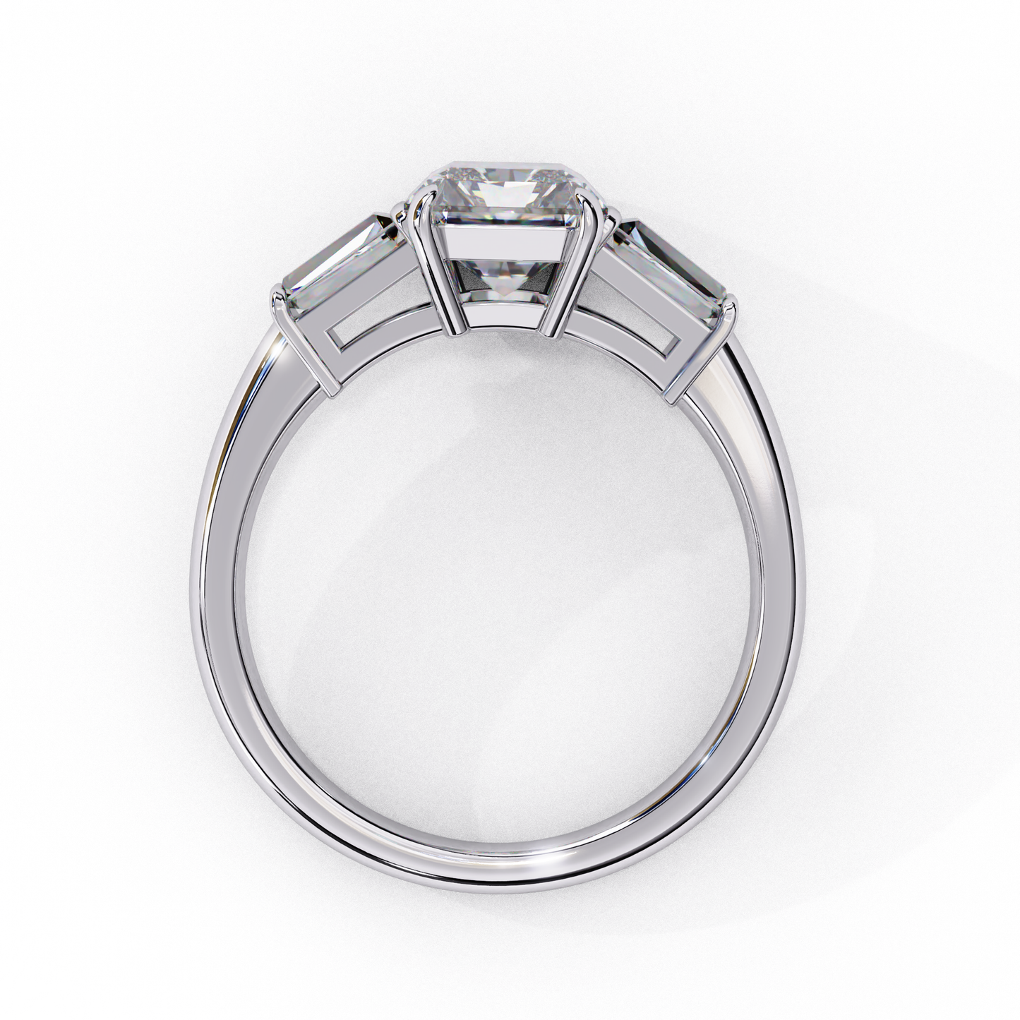 2.25  CT RADIANT Cut Diamond Engagement Ring