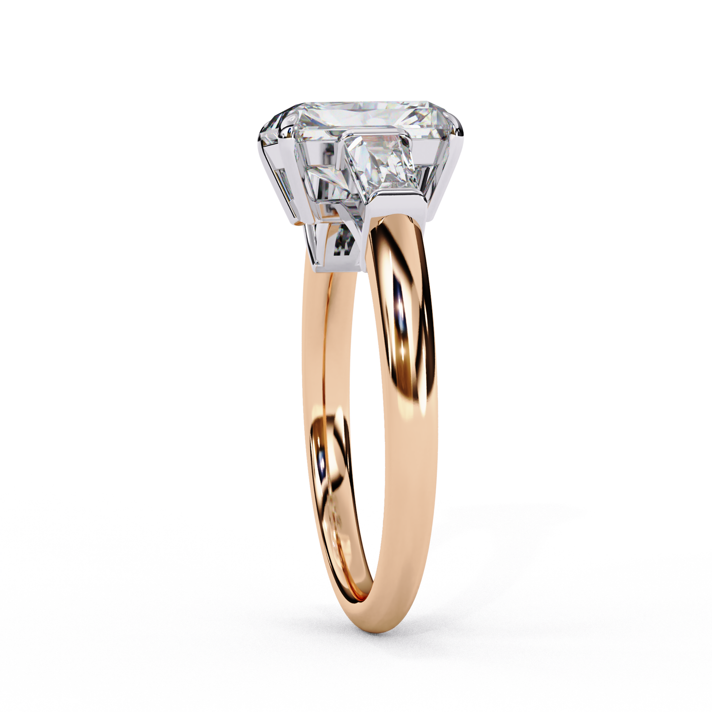 2.25  CT RADIANT Cut Diamond Engagement Ring