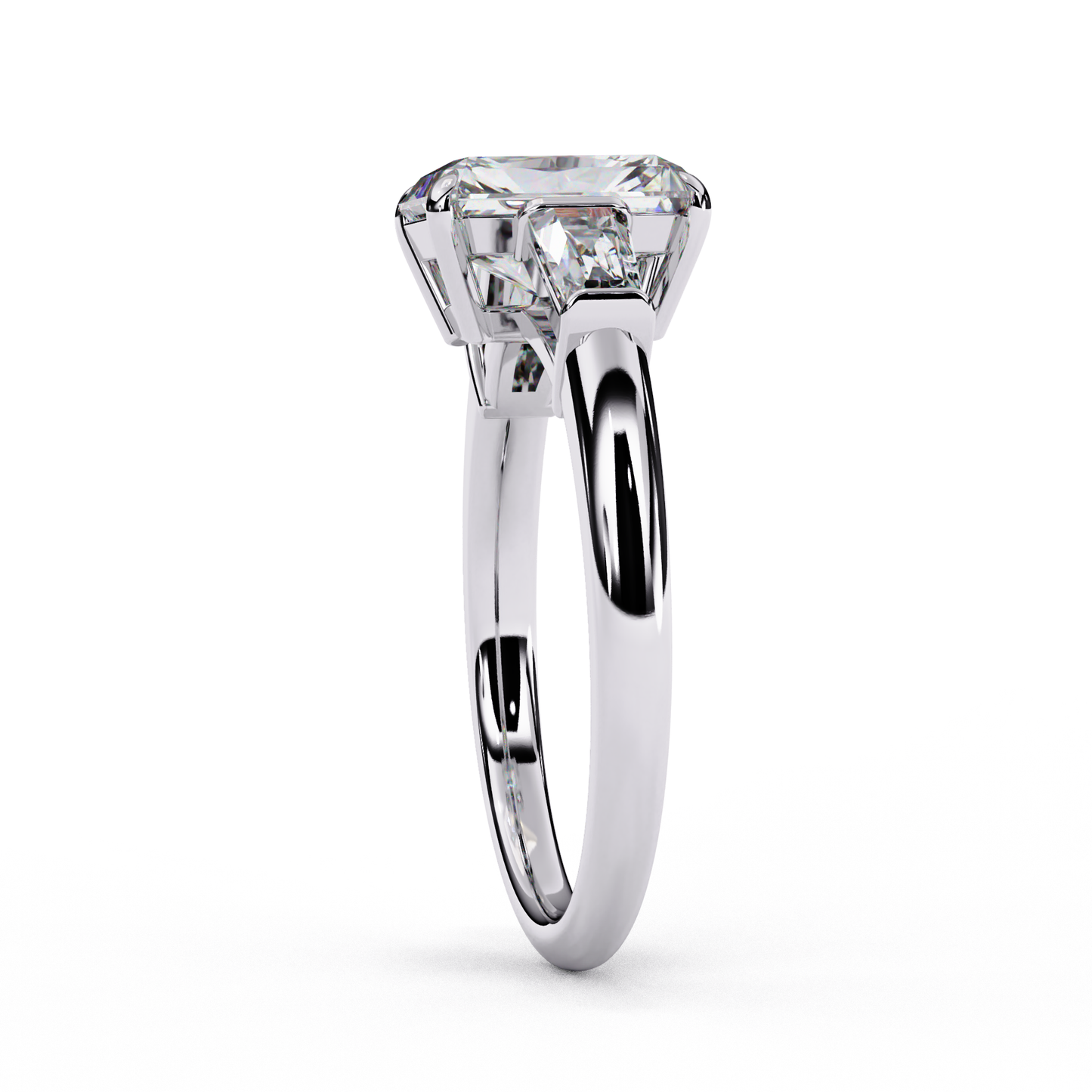 2.25  CT RADIANT Cut Diamond Engagement Ring