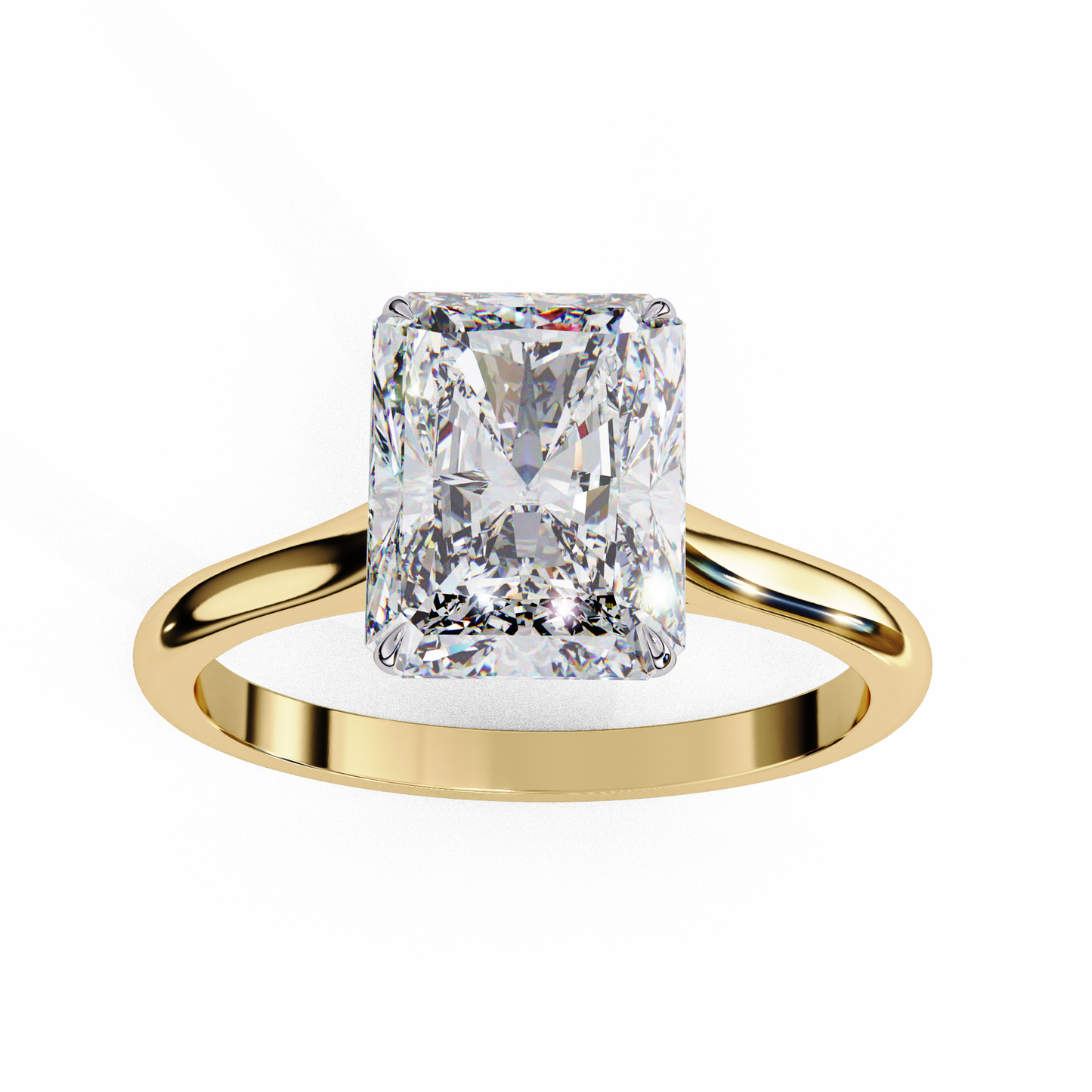 2.50 CT Radiant Cut Diamond Engagement Ring