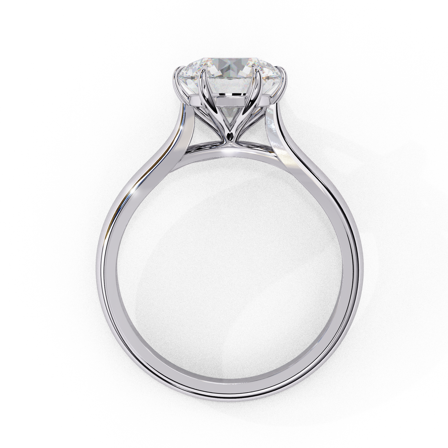 2.00  CT Round Cut Diamond Engagement Ring