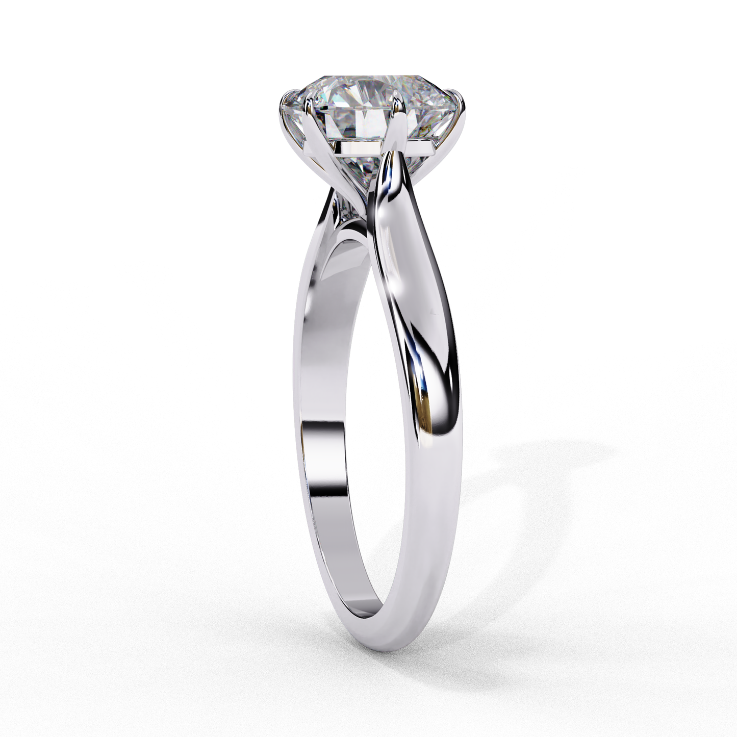 2.00  CT Round Cut Diamond Engagement Ring