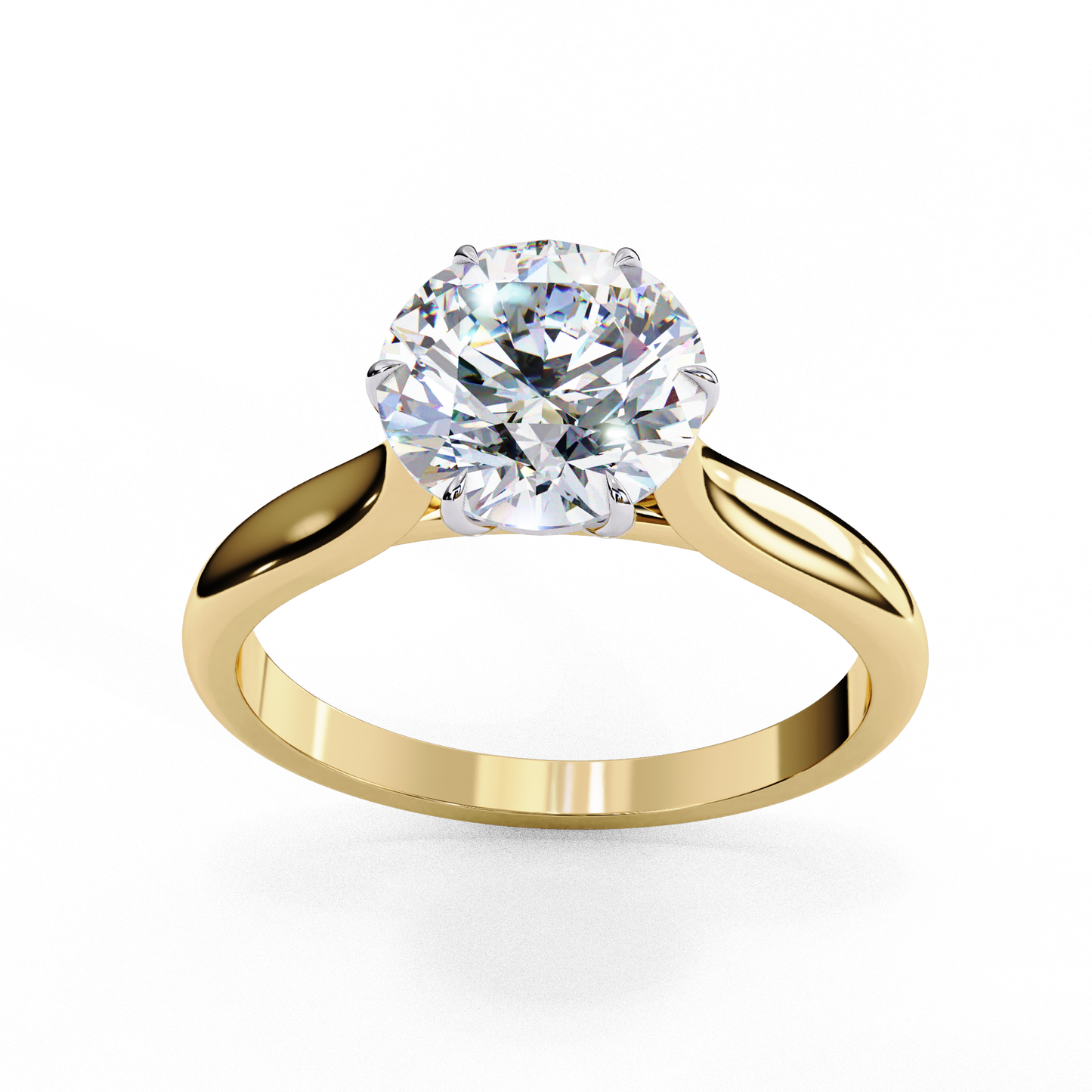 2.00  CT Round Cut Diamond Engagement Ring