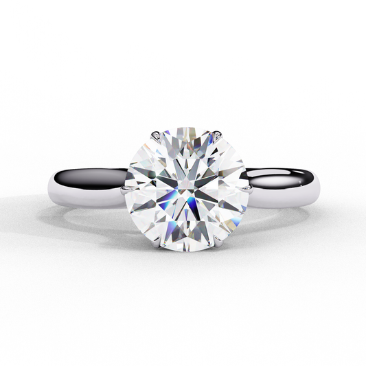 2.00  CT Round Cut Diamond Engagement Ring - Ulight Jewels