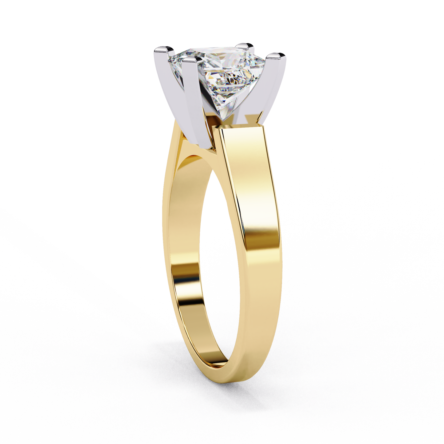 1.50 CT PRINCESS Cut Diamond Engagement Ring