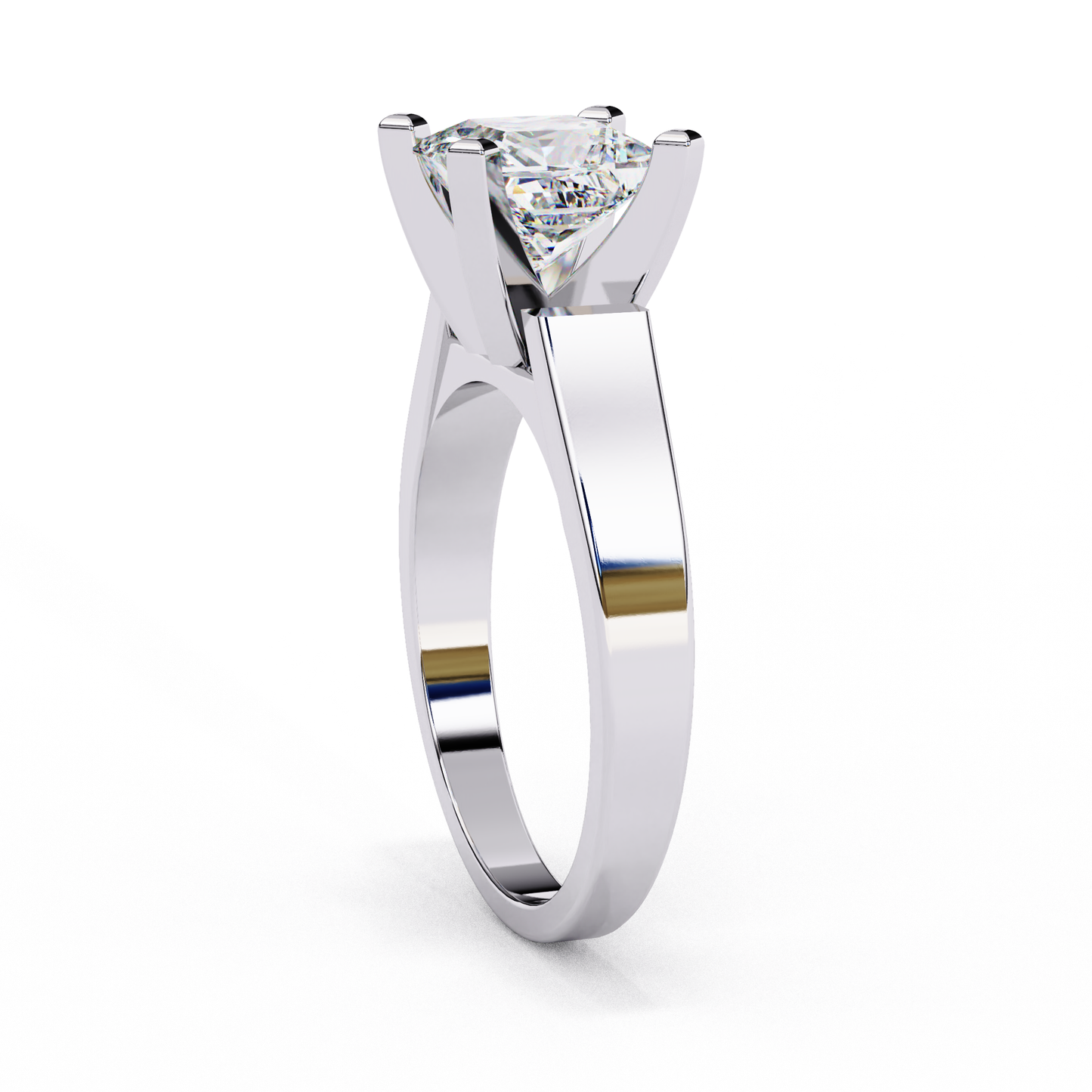 1.50 CT PRINCESS Cut Diamond Engagement Ring