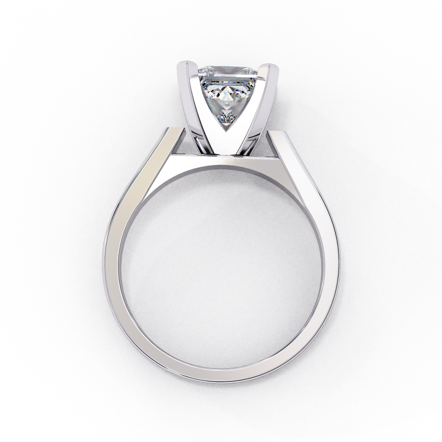 1.50 CT PRINCESS Cut Diamond Engagement Ring