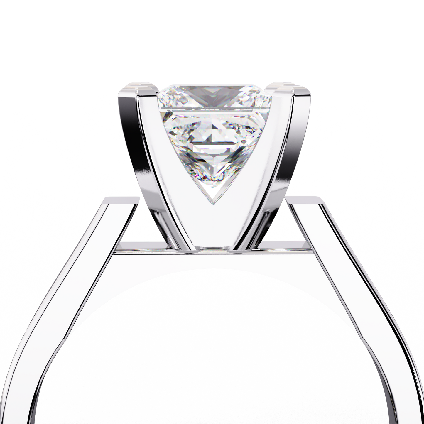 1.50 CT PRINCESS Cut Diamond Engagement Ring