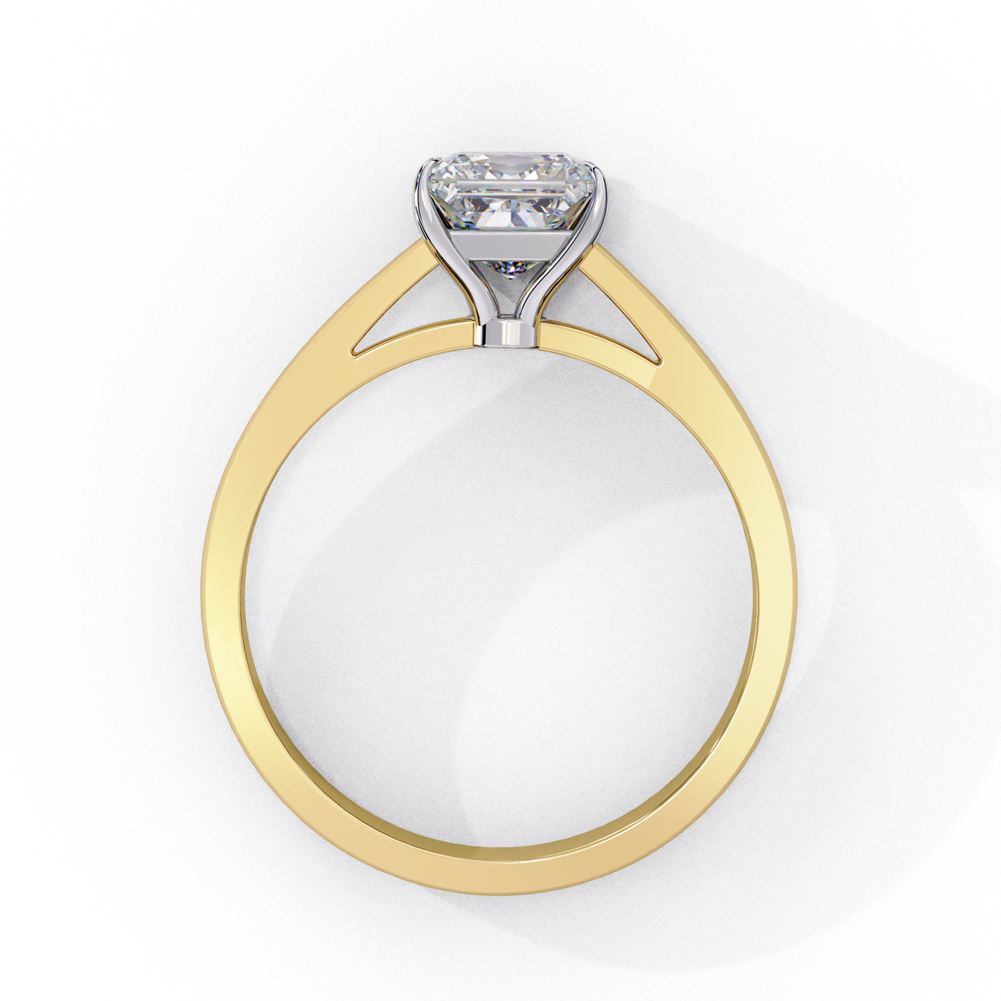 1.00  CT PRINCESS Cut Diamond Engagement Ring