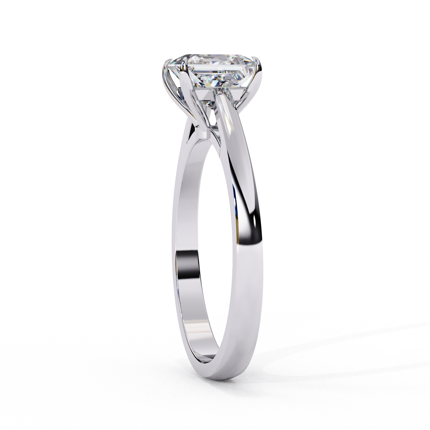 1.00  CT PRINCESS Cut Diamond Engagement Ring