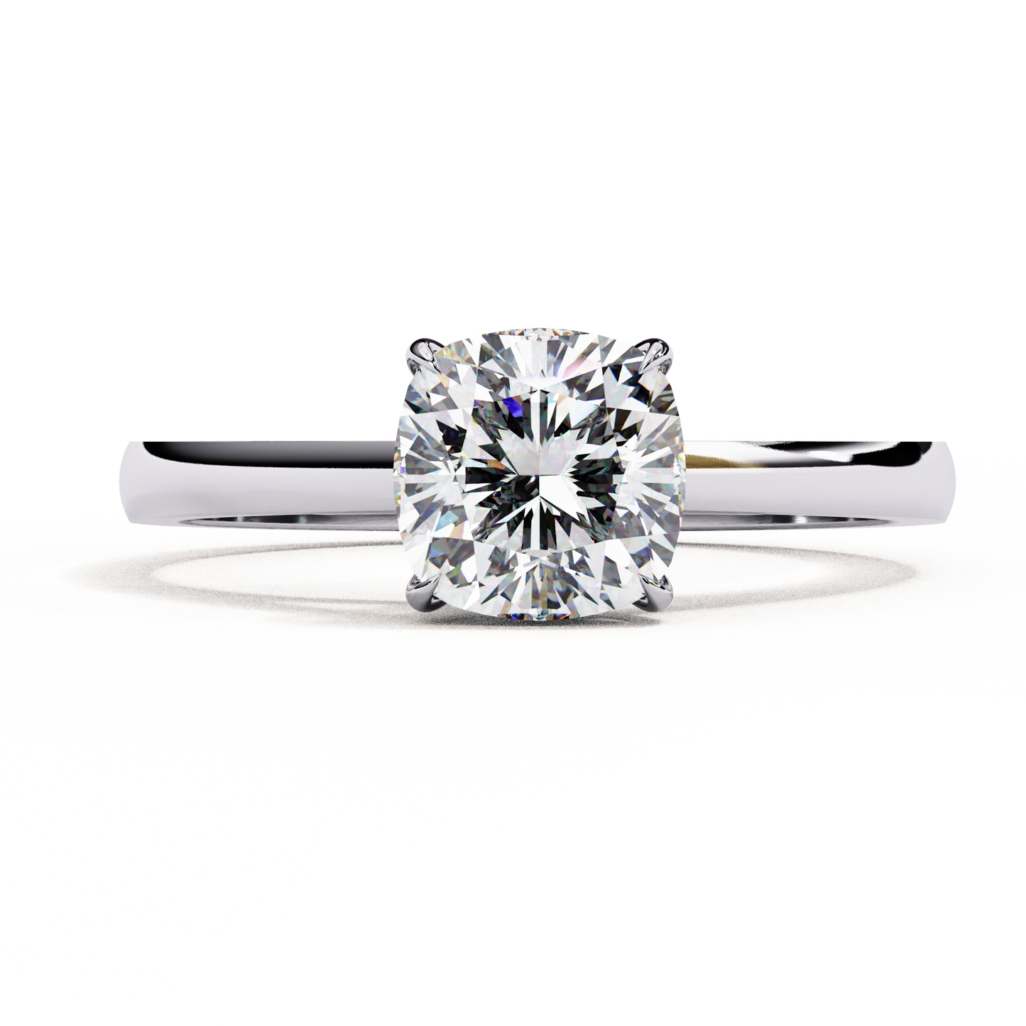 1.50 CT CUSHION Cut Diamond Engagement Ring - Ulight Jewels