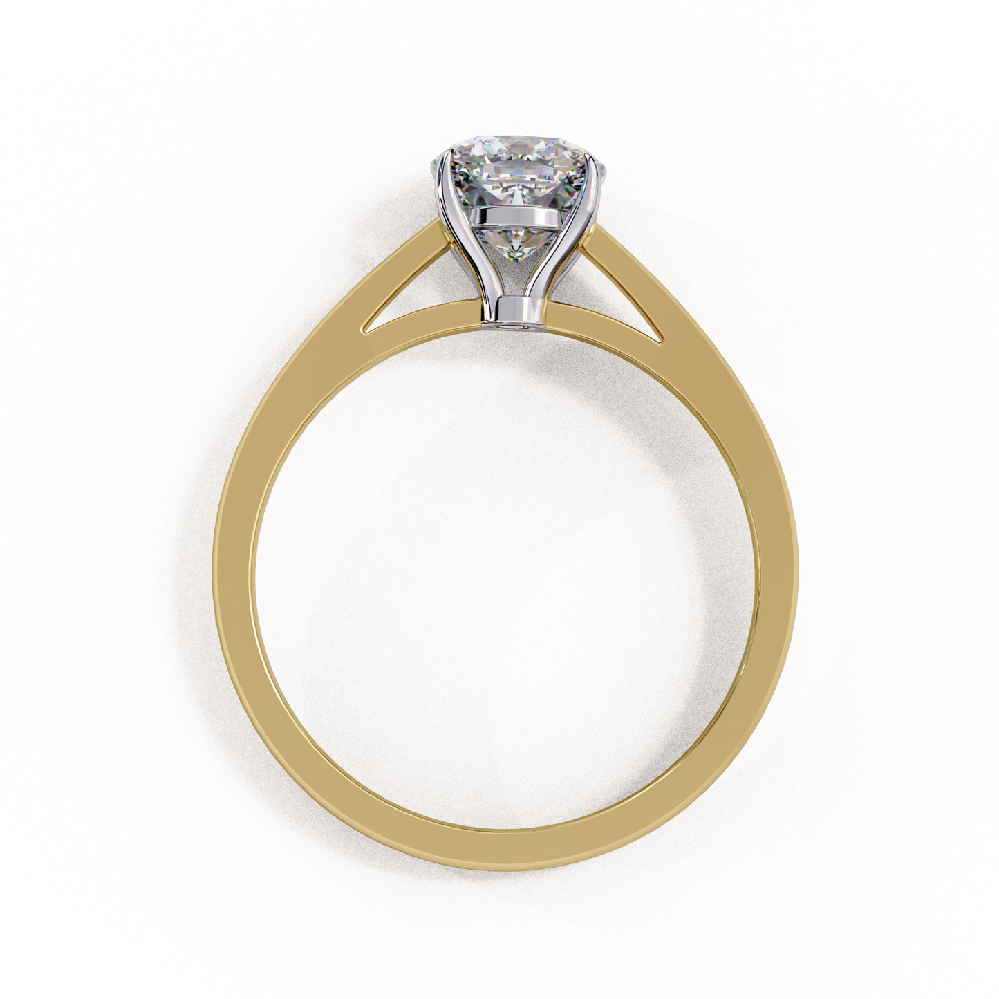 1.50 CT CUSHION Cut Diamond Engagement Ring