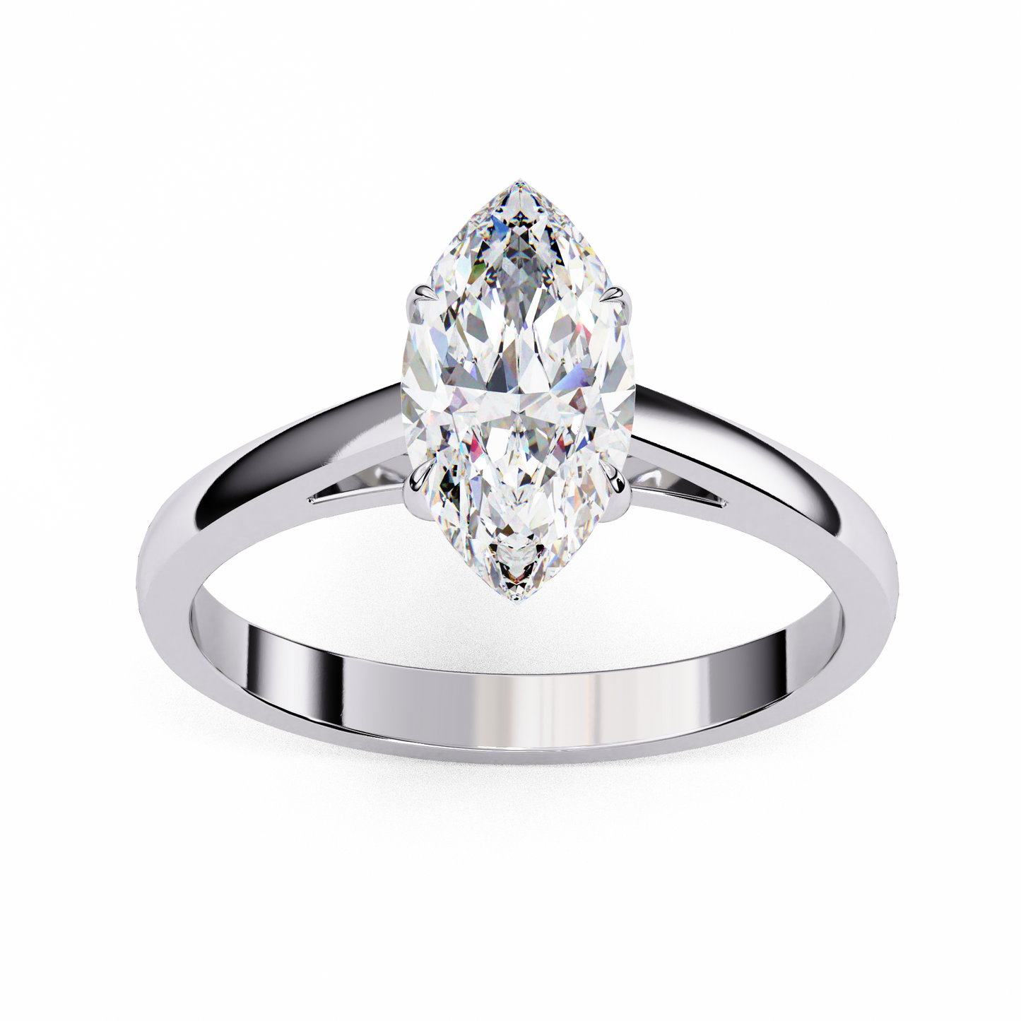 1.00 CT MARQUISE Cut Diamond Engagement Ring