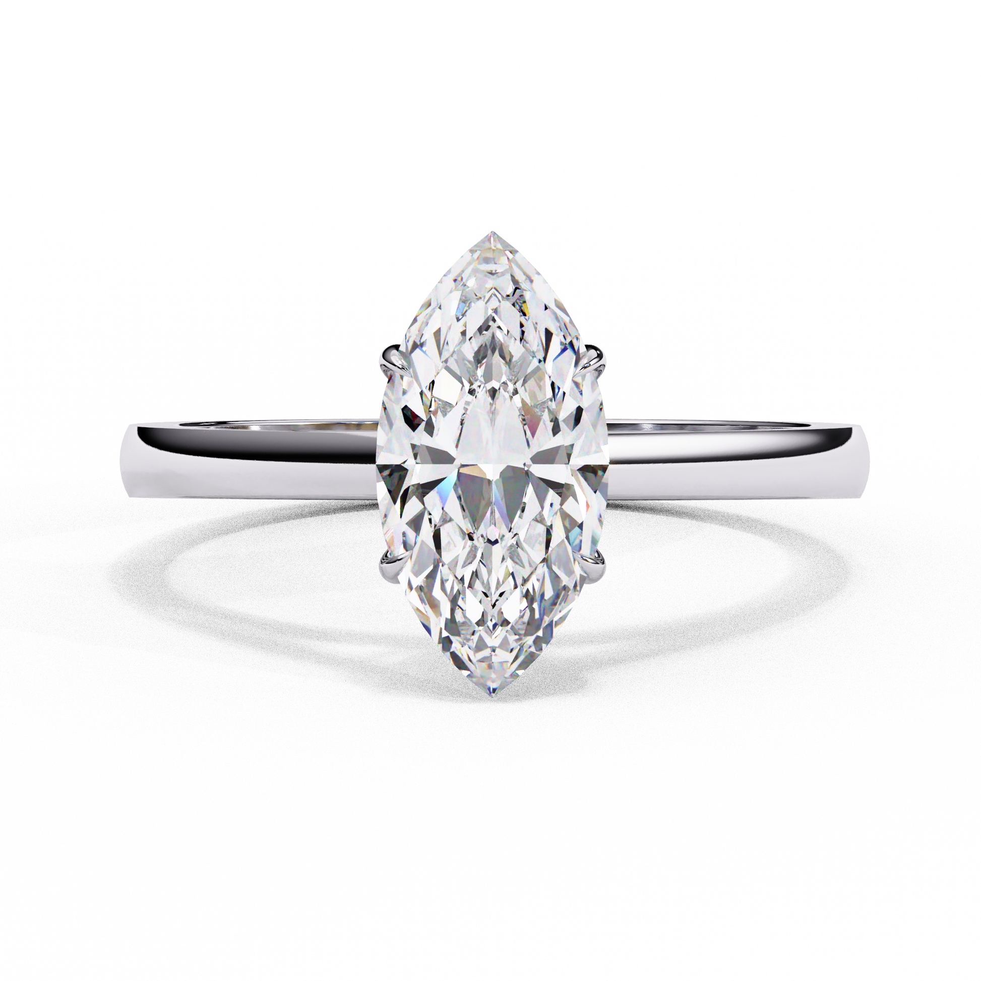 1.00 CT MARQUISE Cut Diamond Engagement Ring - Ulight Jewels