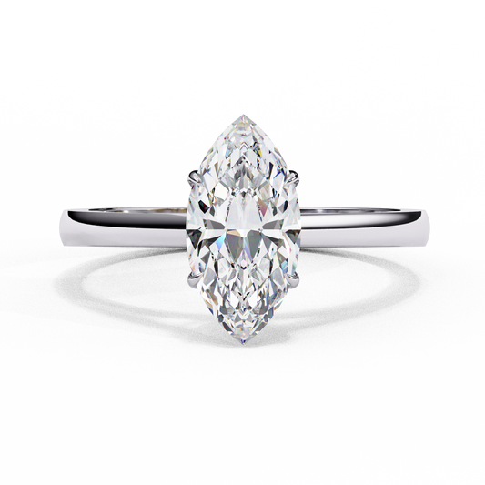 1.00 CT MARQUISE Cut Diamond Engagement Ring - Ulight Jewels