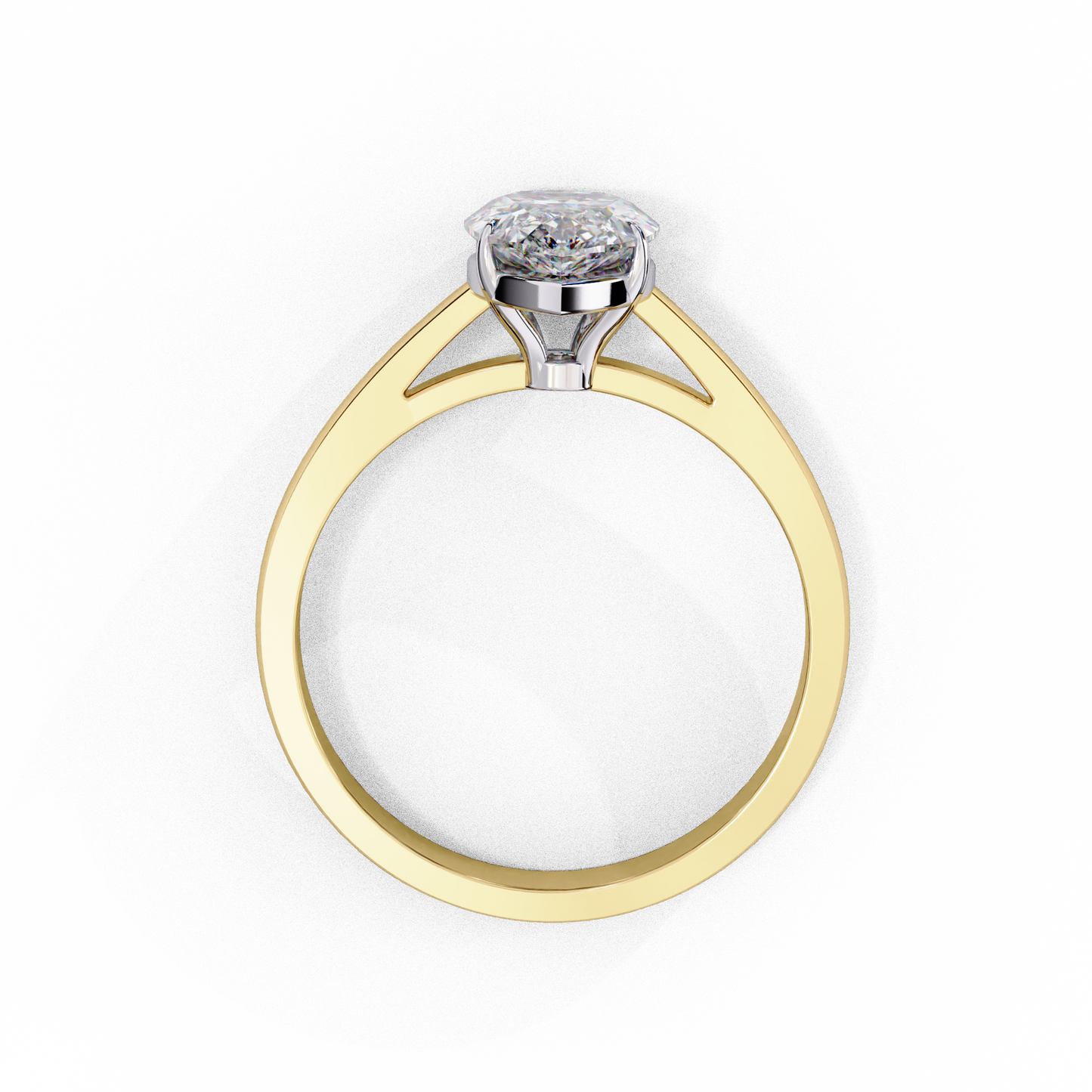 1.50 CT PEAR Cut Diamond Engagement Ring