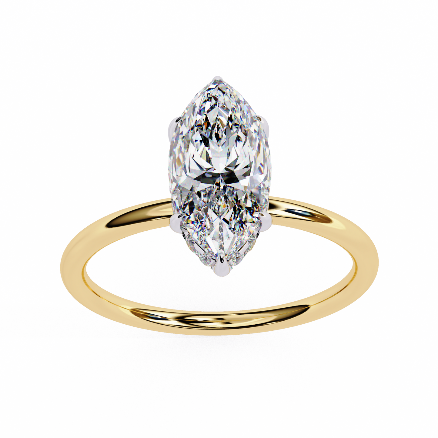 1.50 CT Marquise Cut Diamond Engagement Ring