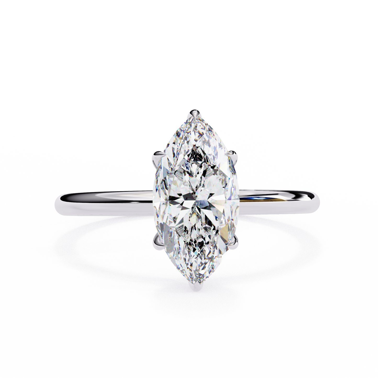 1.50 CT Marquise Cut Diamond Engagement Ring - Ulight Jewels