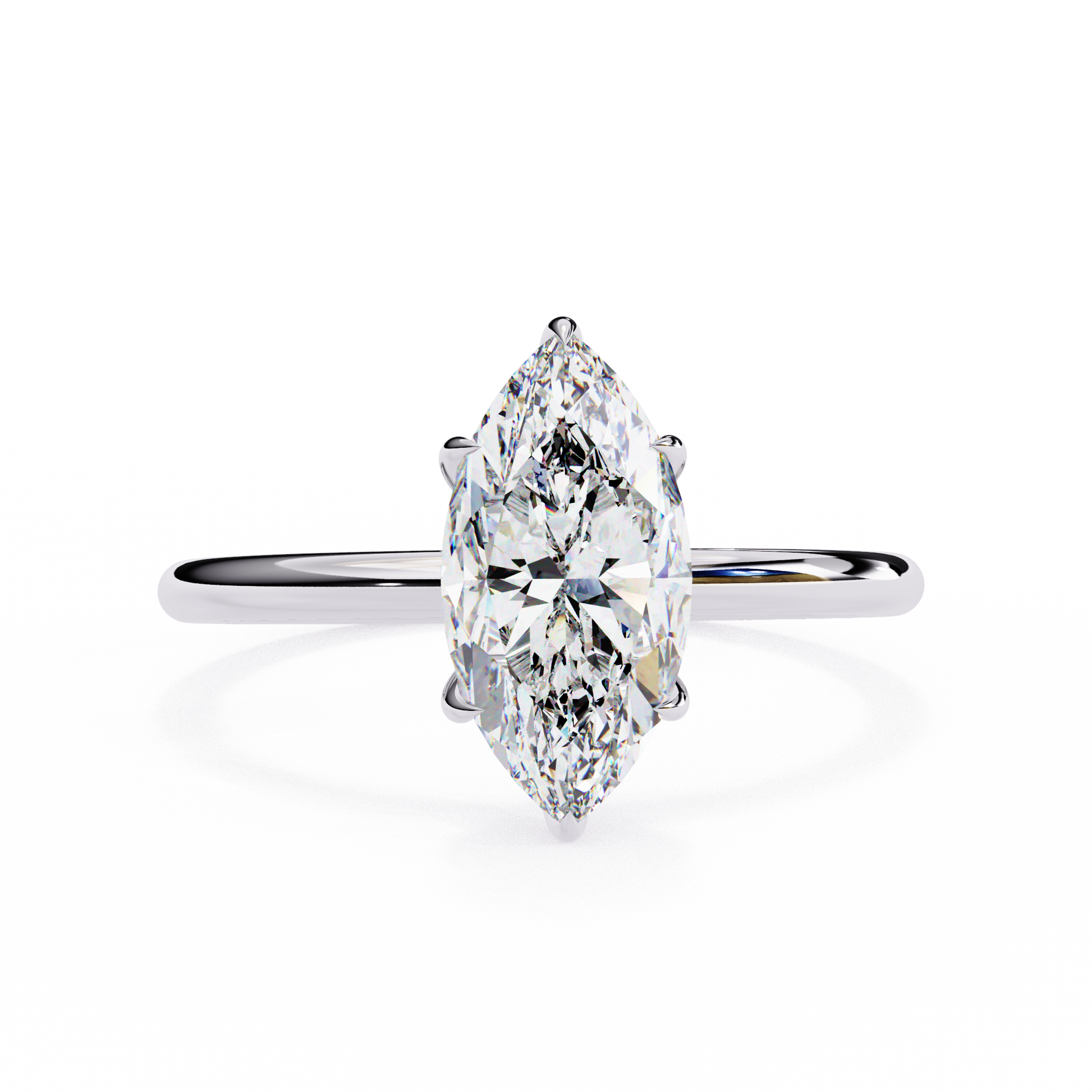 1.50 CT Marquise Cut Diamond Engagement Ring - Ulight Jewels