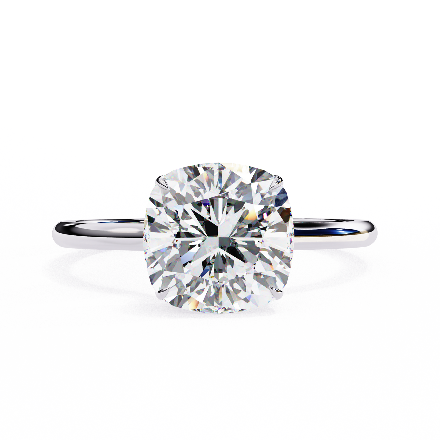 3.00 CT CUSHION Cut Diamond Engagement Ring - Ulight Jewels